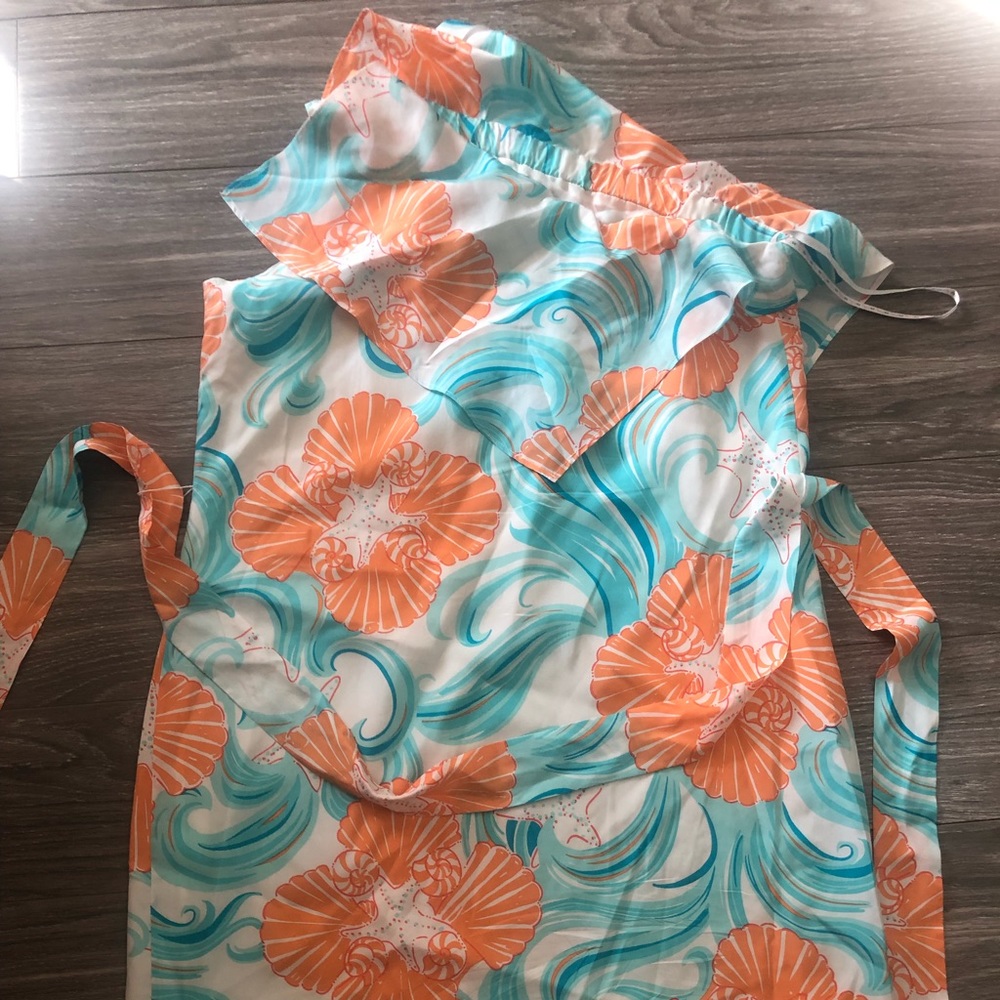 One shoulder Lilly Pulitzer silk dress
